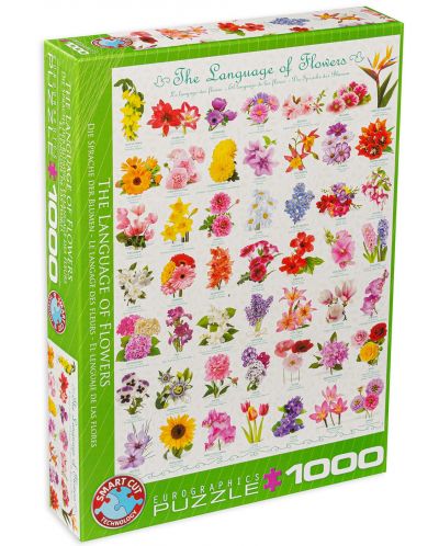 Puzzle Eurographics de 1000 piese – Limbajul florilor - 1