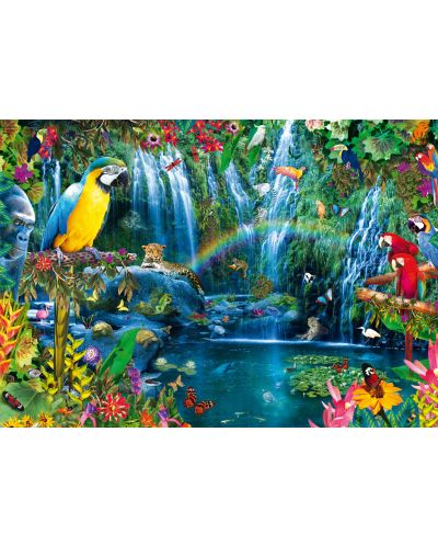 Puzzle Bluebird de 1000 piese - Parrot Tropics - 2