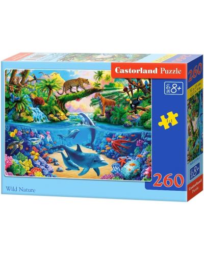 Puzzle Castorland din 260 de piese - Natură sălbatică - 1