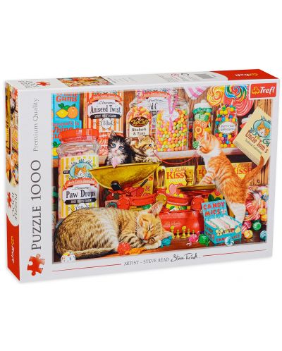 Puzzle Trefl de 1000 piese - Cat's sweets - 1