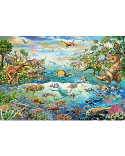 Puzzle Schmidt de 200 piese -  Discover The Dinosaurs - 2