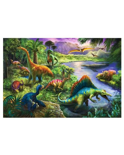 Puzzle Trefl de 260 piese - Dinozauri - 2