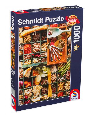 Puzzle Schmidt de 1000 piese - Condimente exotice - 1
