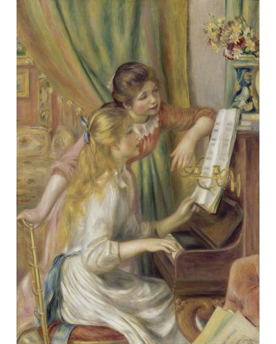 Puzzle Bluebird de 1000 piese - Young Girls at the Piano, 1892 - 2