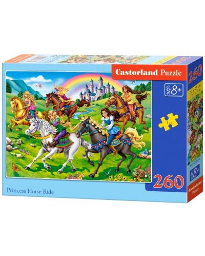 Puzzle Castorland de 260 piese - Printese pe cai - 1