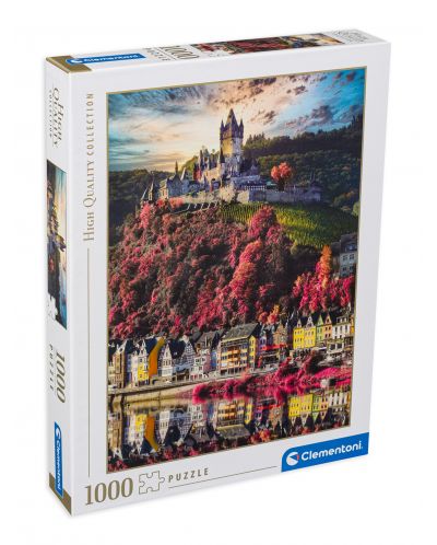 Puzzle Clementoni din 1000 de piese - Castelul Cochem - 1