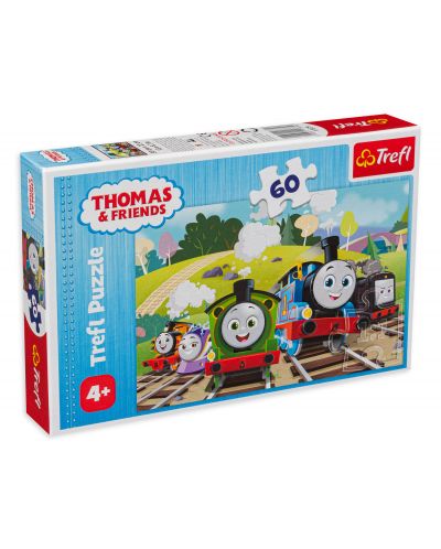 Puzzle Trefl din 60 de piese - Thomas călătorind - 1