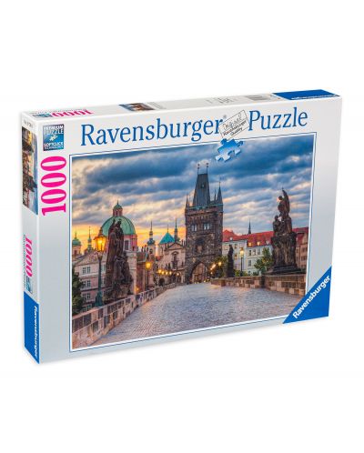 Puzzle Ravensburger de 1000 piese - Plimbarepe podul Carol - 1