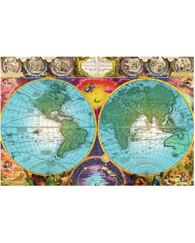 Puzzle Ravensburger de 3000 piese - Harta antica a lumii - 2