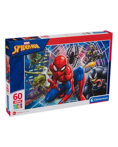 Puzzle Clementoni de 60 maxi piese - Spiderman - 1