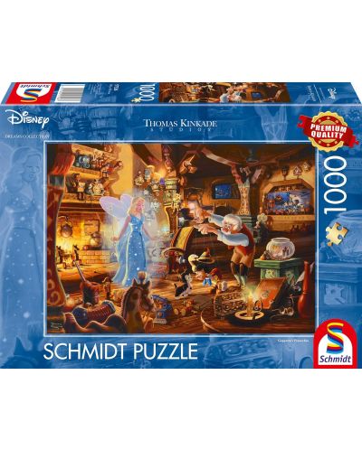 Puzzle Schmidt din 1000 de piese - Disney: Pinocchio - 1