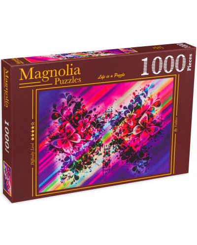 Puzzle Magnolia din 1000 de piese - Fluturi - 1