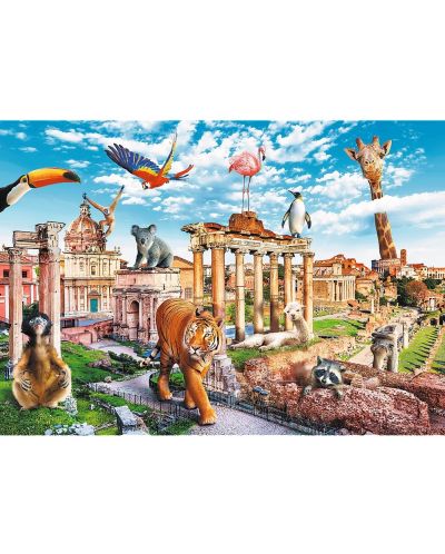 Puzzle Trefl de 1000 piese - Wild Rome - 2