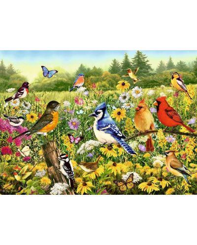 Puzzle Ravensburger 500 de piese - Păsările de pe pajiște - 2