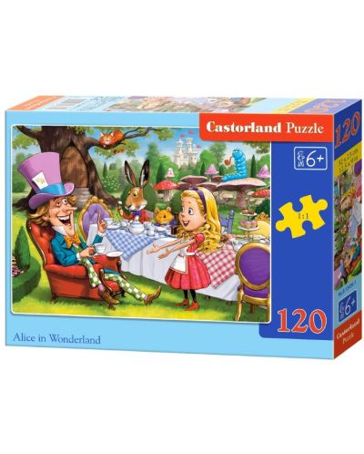 Puzzle Castorland de 120 piese - Alice in Tara Minunilor - 1