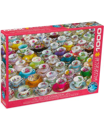 Puzzle Eurographics de 1000 piese - Colectie de cescute pentru ceai - 1
