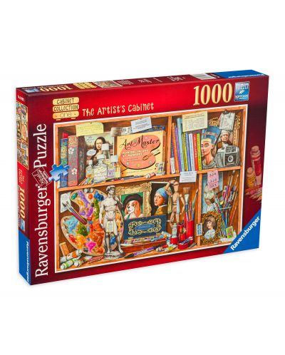 Puzzle Ravensburger de 1000 piese - The Artist'S Cabinet - 1