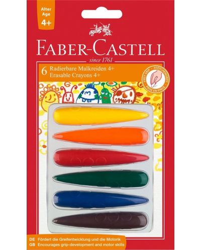 Creioane Faber-Castell - 6 culori - 1