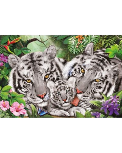 Puzzle Schmidt de 150 piese - Familia de tigri - 2