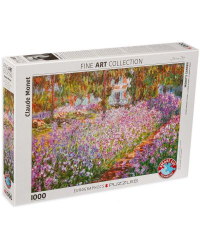 Puzzle Eurographics de 1000 piese – Gradina pictorului, Claude Monet - 1