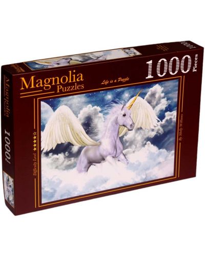 Puzzle Magnolia de 1000 de piese - Pegasus în albastru - 1