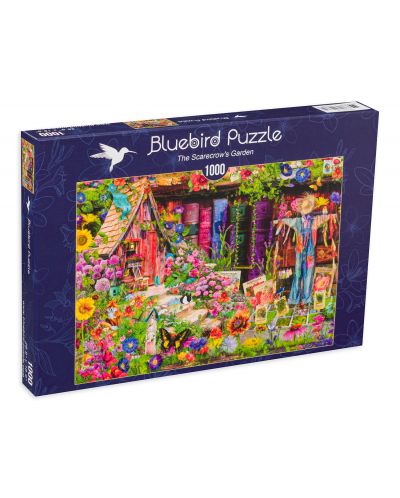 Puzzle Bluebird de 1000 piese - The Scarecrow's Garden, Aimee Stewart - 1