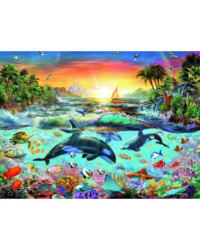 Puzzle Ravensburger de 200 piese - Paradisul din ocean - 2