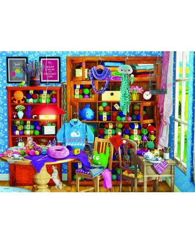 Puzzle Eurographics de 1000 piese - All you Knit is Love  - 2