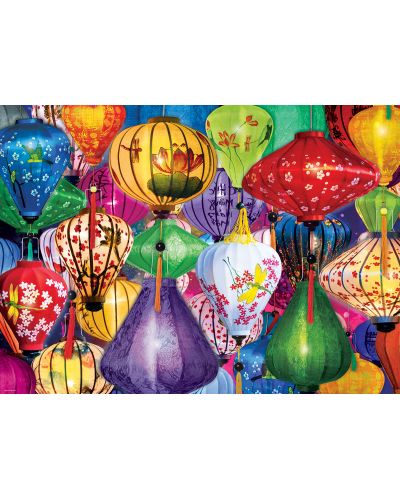 Puzzle Eurographics de 1000 piese - Asian Lanterns - 2