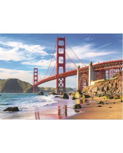 Puzzle Trefl 1000 de piese - Podul și San Francisco - 2
