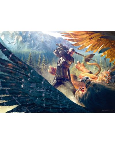 Puzzle Good Loot de 1000 piese - The Witcher: Griffin Fight - 2