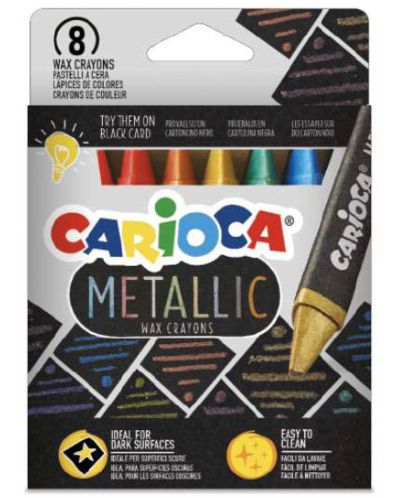 Pasteluri Carioca - Metallic, 8 culori - 1