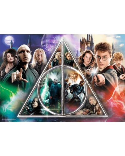 Puzzle Trefl de 1000 de piese - Harry Potter și Talismanele Morții - 2