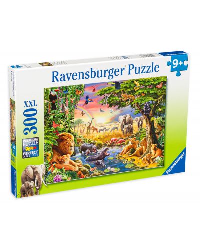 Puzzle Ravensburger 300 XXL piese - Seara langa rau - 1