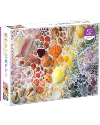 Puzzle Galison de 2000 piese - Rainbow Seashells - 1