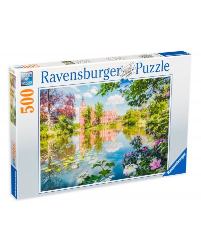  Puzzle Ravensburger de 500 piese - Fairytale castle  - 1