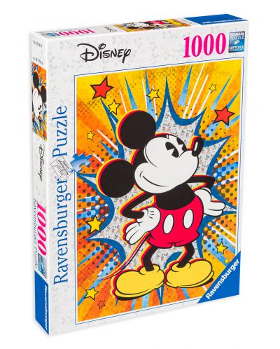 Puzzle Ravensburger de 1000 piese - Retro Mickey - 1