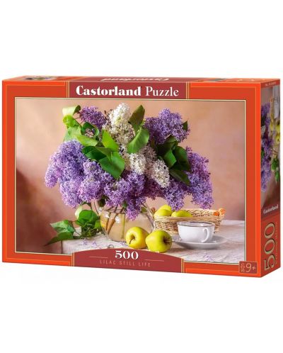 Puzzle Castorland din 500 piese - Natură statică cu liliac | Ozone.ro