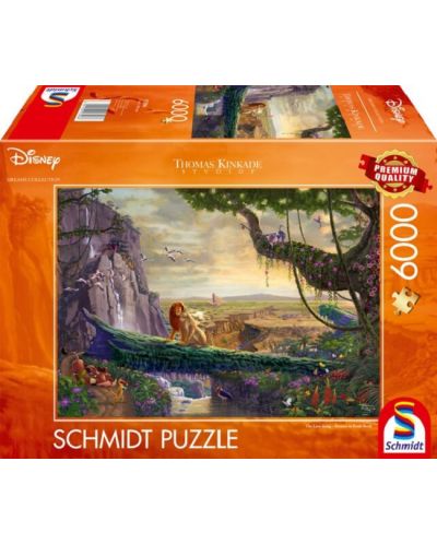 Puzzle Schmidt din 6000 de piese - Regele Leu - 1