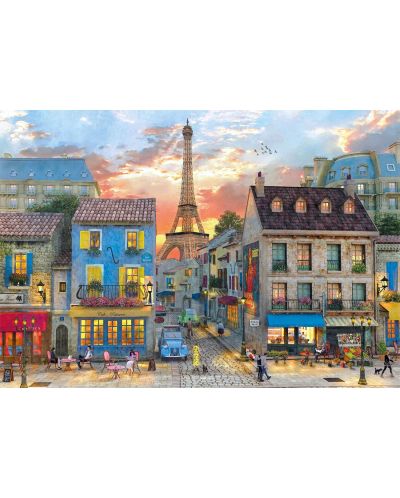 Puzzle Clementoni din 1000 piese - străzile Parisului - 2