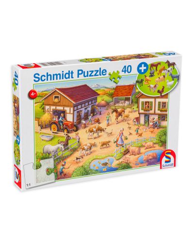 Puzzle Schmidt de 40 piese - Viata fermierilor - 1