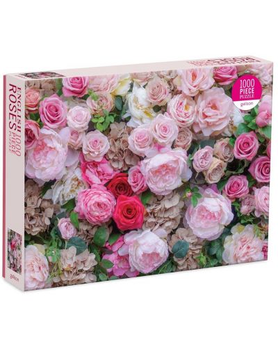 Puzzle Galison de 1000 piese - Trandafiri englezi - 1