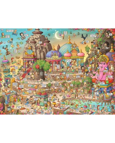 Puzzle Heye de 1500 de piese - Degano Yogaland - 2