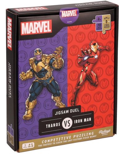 Puzzle Duel Galison de 2x70 piese - Marvel Avengers - 1