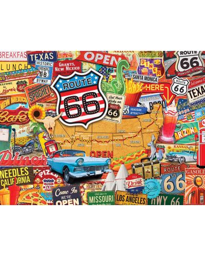 Puzzle Master Pieces de 550 piese -Route 66 - 2