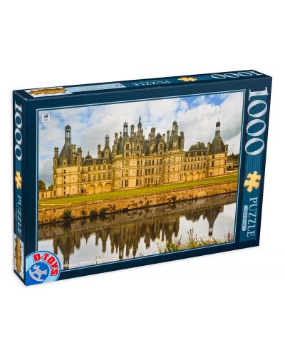 Puzzle D-Toys de 1000 piese - Castelul Chambord, Franta - 1