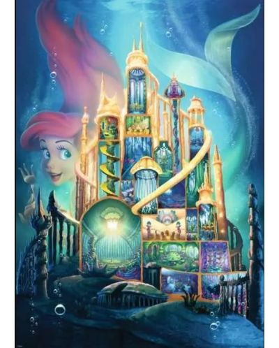 1000 de piese Puzzle Ravensburger - Disney Princess Ariel - 2