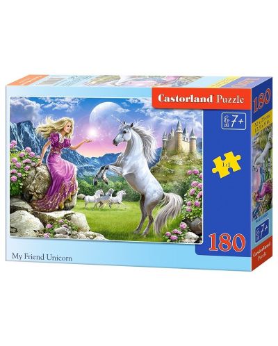 Puzzle Castorland de 180 piese - My Friend Unicorn - 1