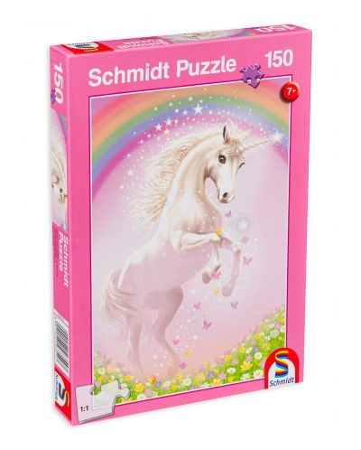 Puzzle Schmidt de 150 piese - Unicorn roz - 1