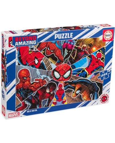 Puzzle Educa din 1000 de piese - Spider-Man: Dincolo de univers - 1